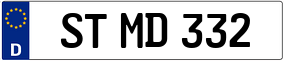 Truck License Plate